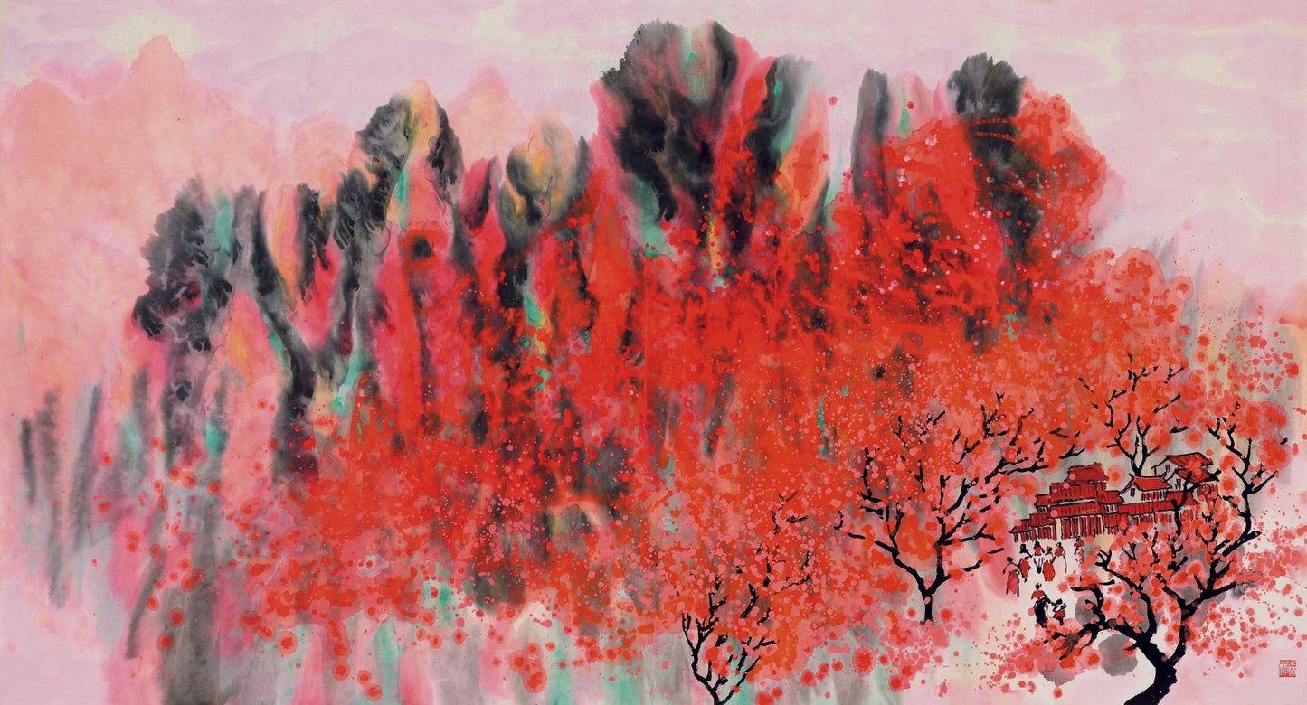 山丹丹花开红艳艳 Blossom of Red Flowers