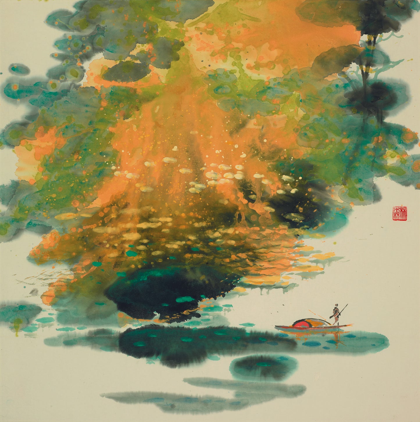 荷塘月色 Moonlight Over the Pond