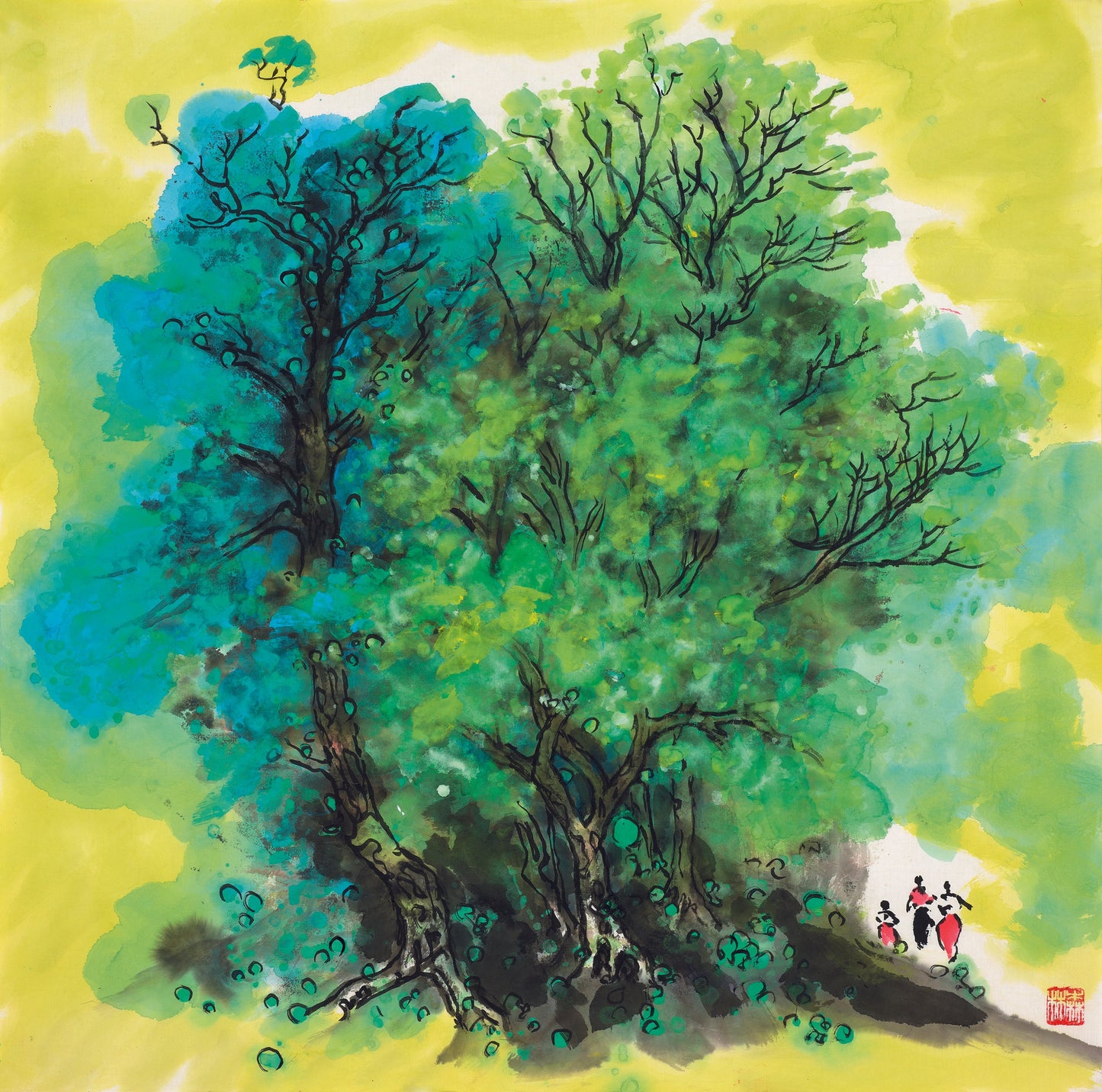 Print of Green Forest  翠林